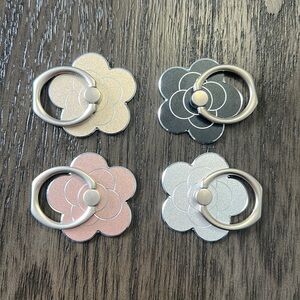 4 adhesive Phone Holder Rings NEW!